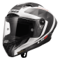 Preview: LS2 FF805 Thunder AERO RAUTE white grey Seitenansicht
